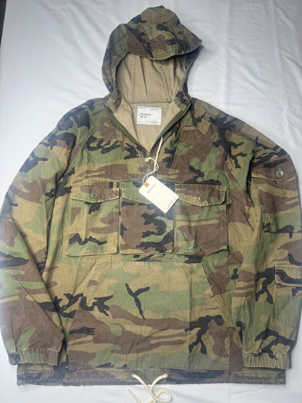 Morata Tolkien Camo Multi-Bag Hooded Anorak Jacket NWT XXXL - Picture 5 of 10